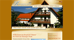 Desktop Screenshot of berghotel-simon.de